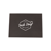 Tapis de station de barbier en caoutchouc Dark Stag pour outils de barbier