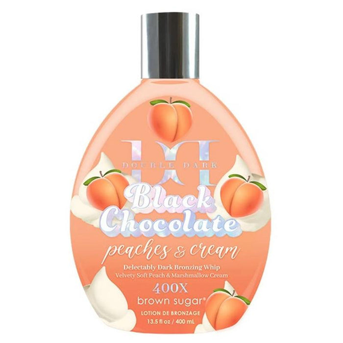 Tan Incorporated Double Dark Black Chocolate Peaches & Cream Tanning Lotion