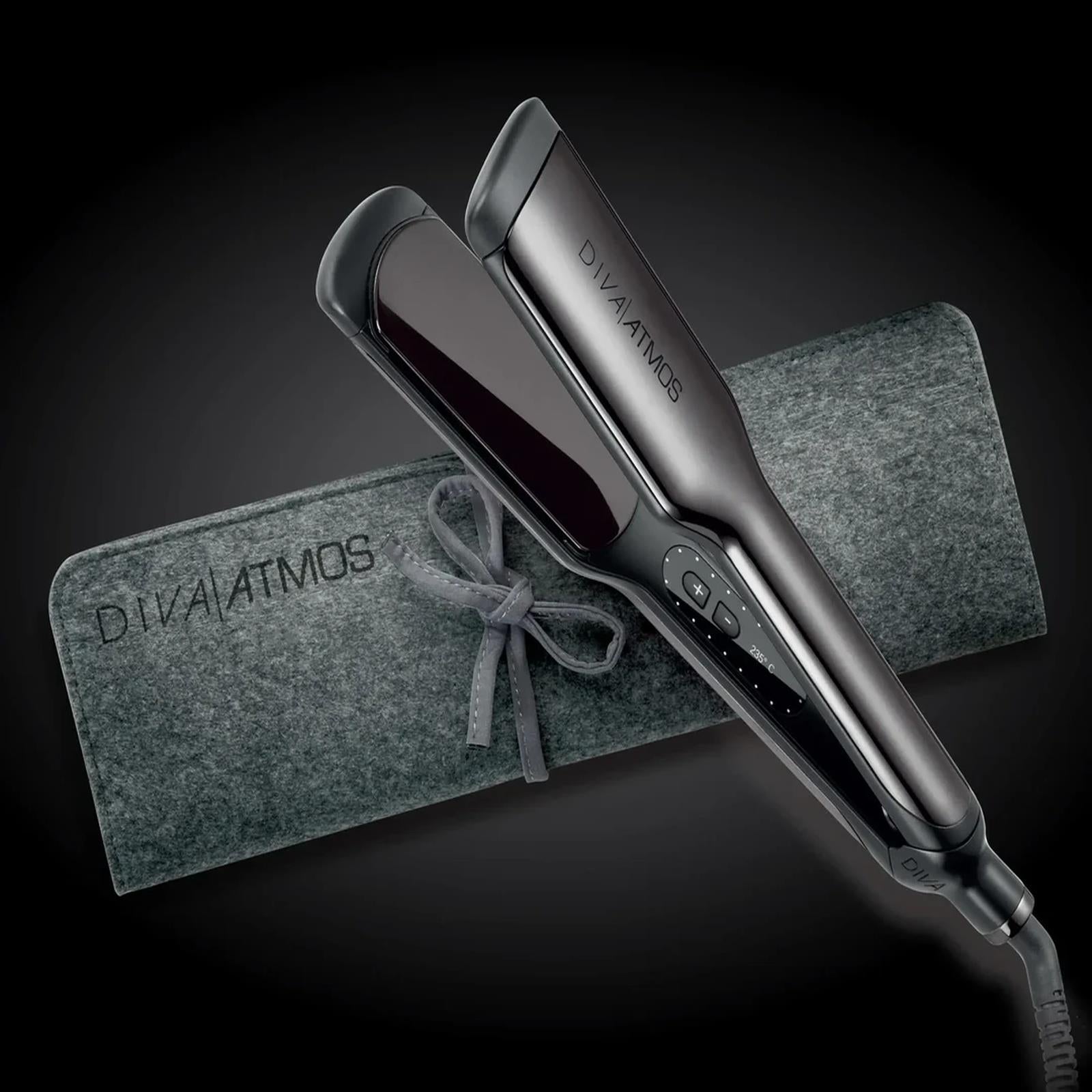 Diva Pro Styling Atmos Wide Professional Hair Styler 42mm Multi-Voltage Plug