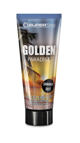 SuperTan Golden Paradise Tanning Lotion Shimmer Dust Accelerator
