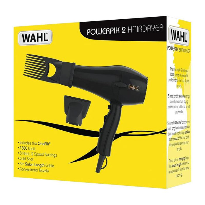 Sèche-cheveux Wahl ZY137 PowerPik 2 1500 W pour des résultats de séchage rapides