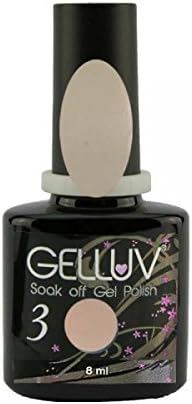 Gelluv Soak Off Gel Nail Polish Varnish - 8ml Bottles