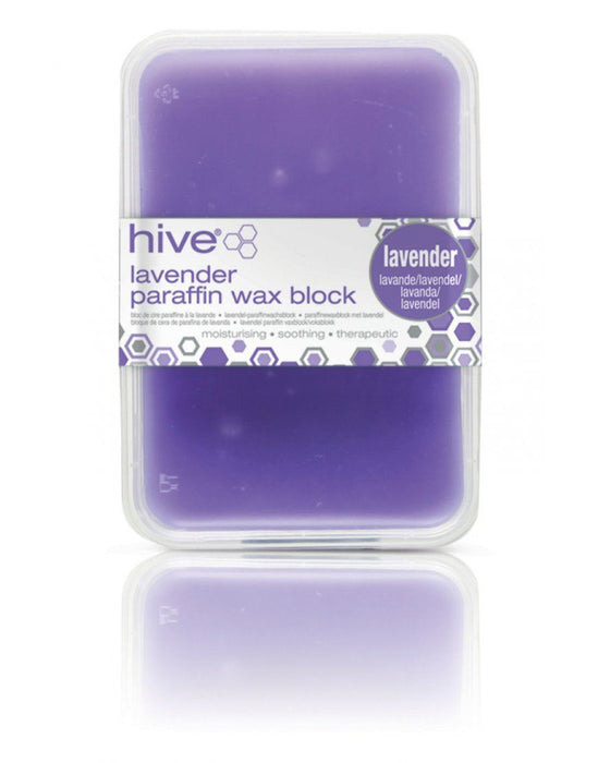 Hive Of Beauty Lavender Paraffin Wax Block 450g - Low Melt Formula