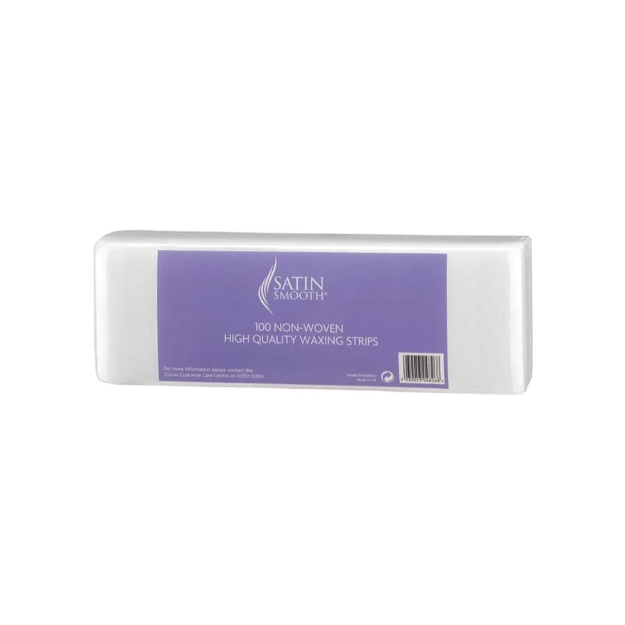Satin Smooth Waxing 100 Non Woven Wax Removal Strips