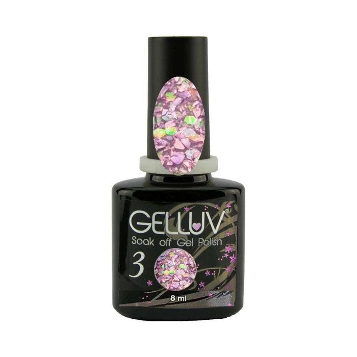 Gelluv Soak Off Gel Nail Polish Varnish Ice Queen Collection - 8ml