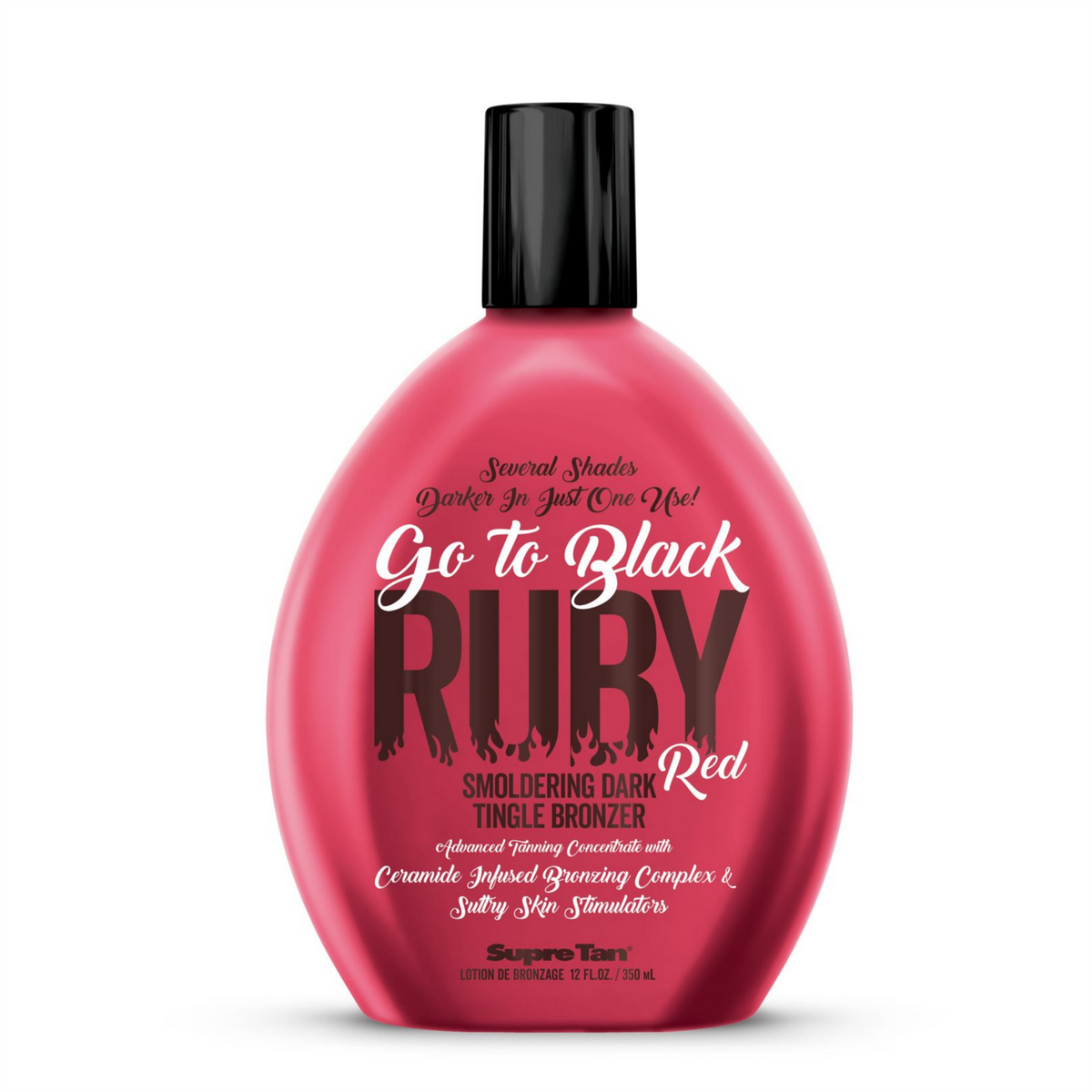 Supre Go To Black Ruby Red Tanning Lotion Smoldering Tingle Bronzer 350ml