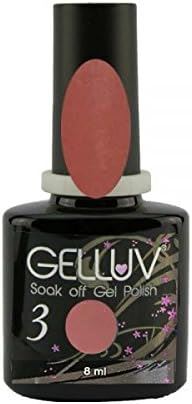 Gelluv Soak Off Gel Nail Polish Varnish - 8ml Bottles