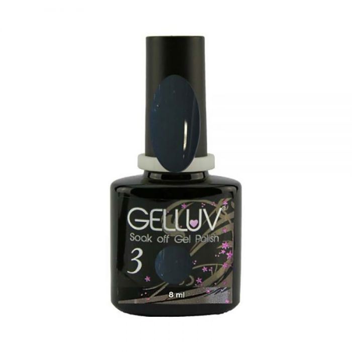 Gelluv Vernis à ongles Winter Rose Collection UV LED Soak Off Gel 8 ml – Vert sarcelle