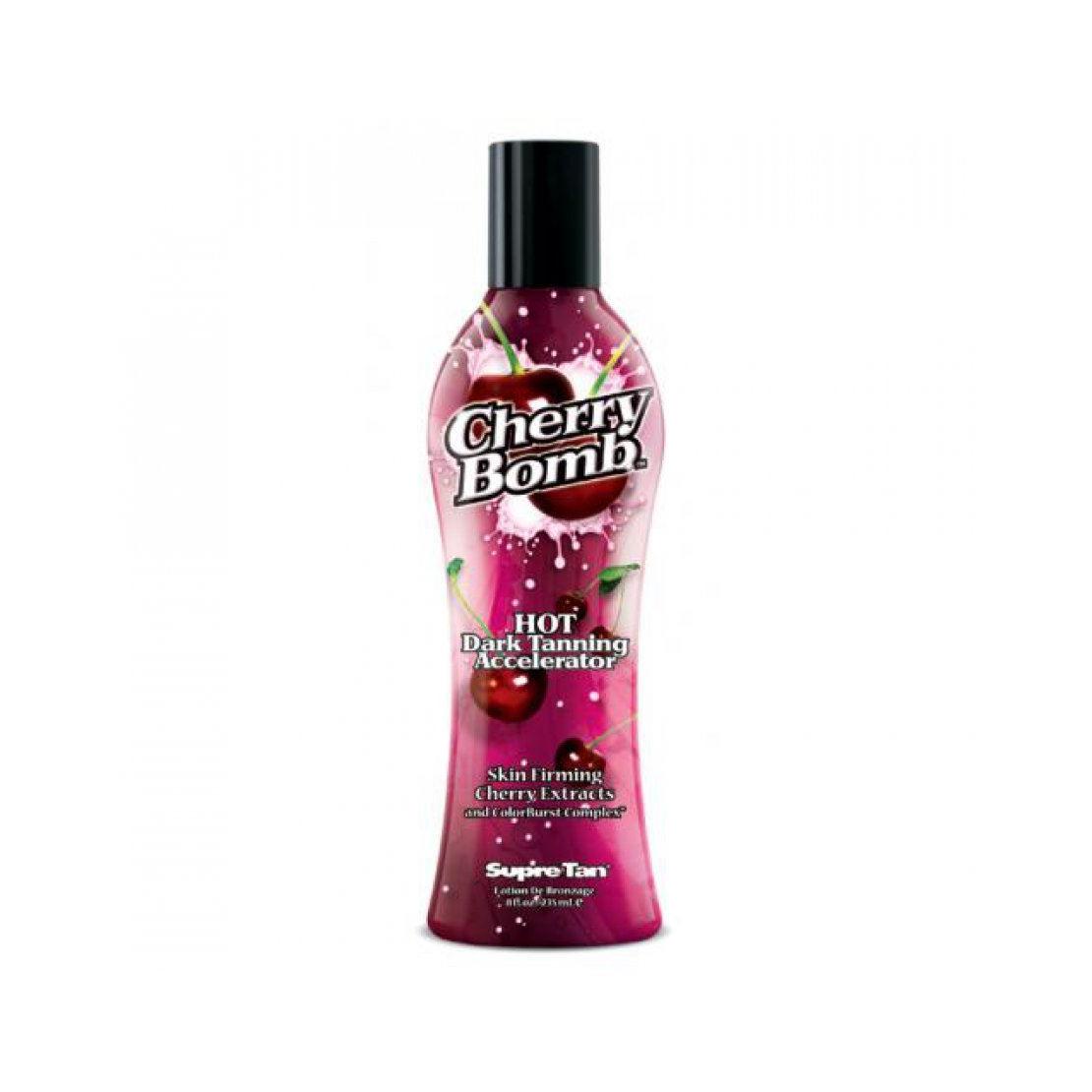 Supre Tan Cherry Bomb Tanning Lotion Hot Dark Tingle Accelerator