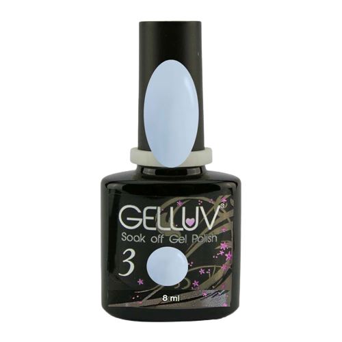 Gelluv Soak Off Gel Nail Polish Varnish Ice Collection - Marshmallow