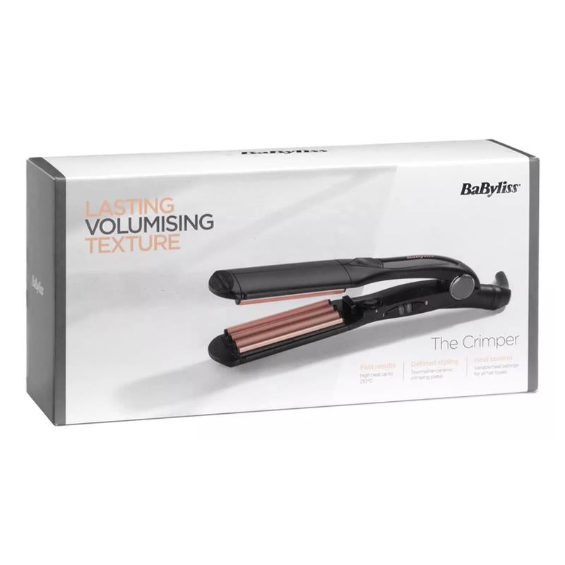 Babyliss 2165CU Hair Crimper Tourmaline Ceramic Plates 10 Settings