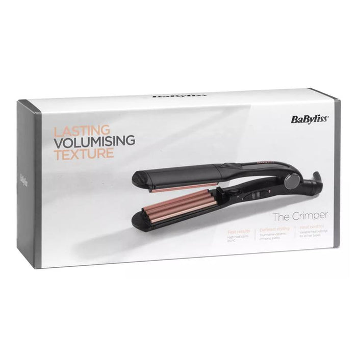 Babyliss 2165CU Hair Crimper Tourmaline Ceramic Plates 10 Settings