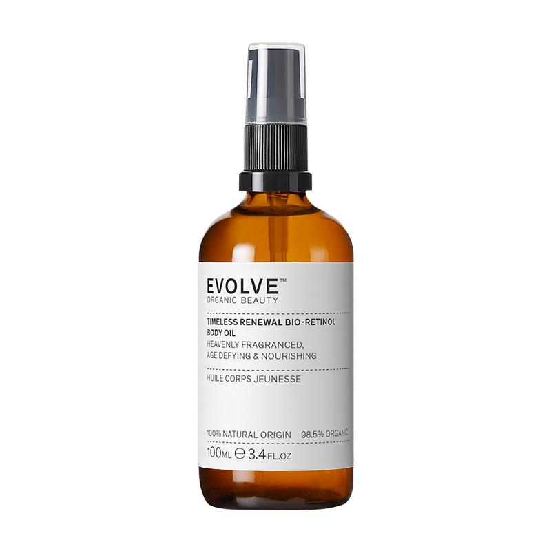 Evolve Beauty Organic Timeless Renewal Bio-Retinol Body Oil 100ml