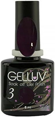 Gelluv Vernis à ongles Winter Rose Collection UV LED Soak Off Gel 8 ml - Violet foncé