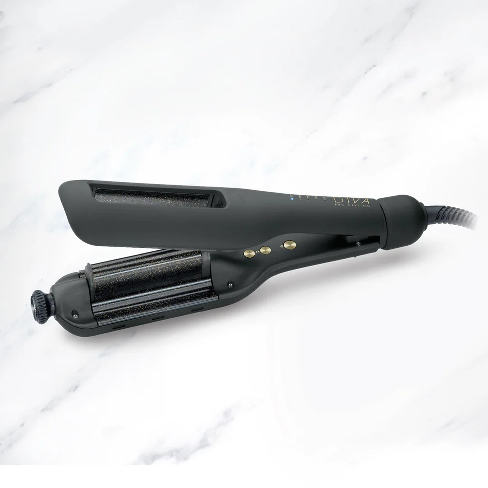 Diva Pro Precious Metals Gold Dust Multi Waver & Curler Ceramic + MAK Barrel