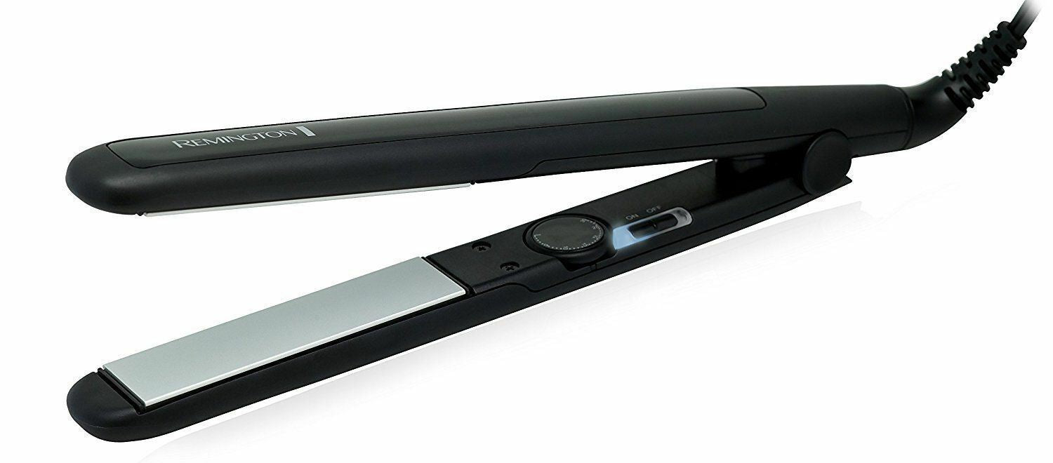 Remington S3500 Slim Hair Straightener Iron Worldwide Voltage With Heat Mat
