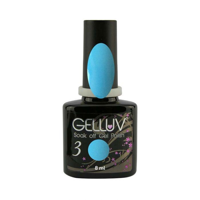 Gelluv Soak Off Gel Nail Polish Varnish - Forget Me Not