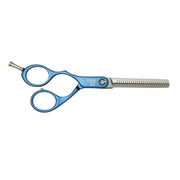 STR 5.5" Fusion Leftie Hairdressing thinning Scissors - Blue