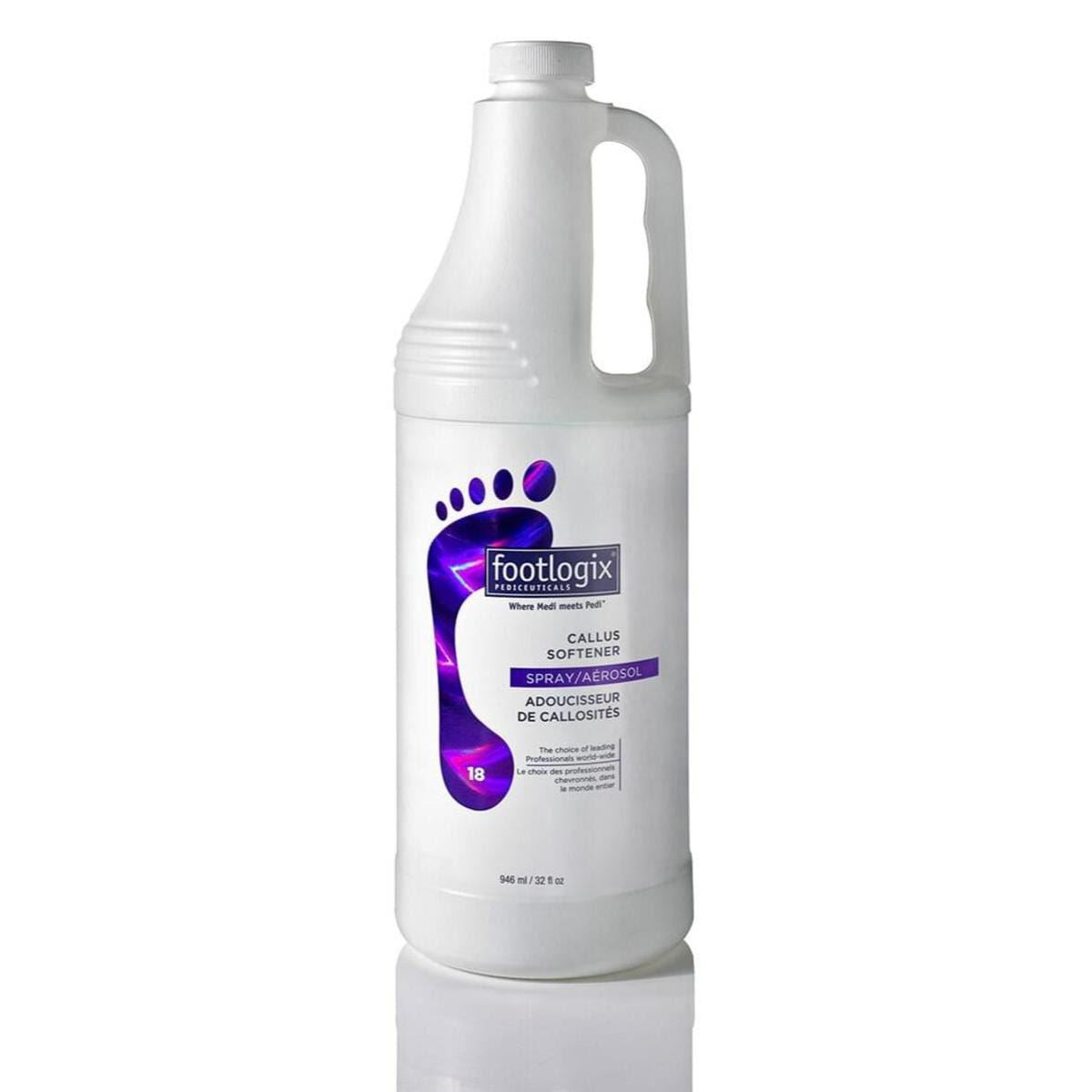 Footlogix Pedicure Callus Softener Professional Hard/Dry Skin 946ml