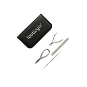 Footlogix Professional Pedicure Tool Kit 4 Piece Precision Implement Set