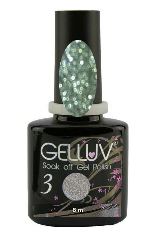 Gelluv Soak Off Gel Nail Polish Varnish - 8ml Bottles
