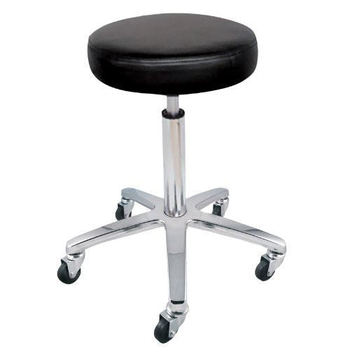 Deo Stool With Vinyl Seat for Salon & Spa - Black