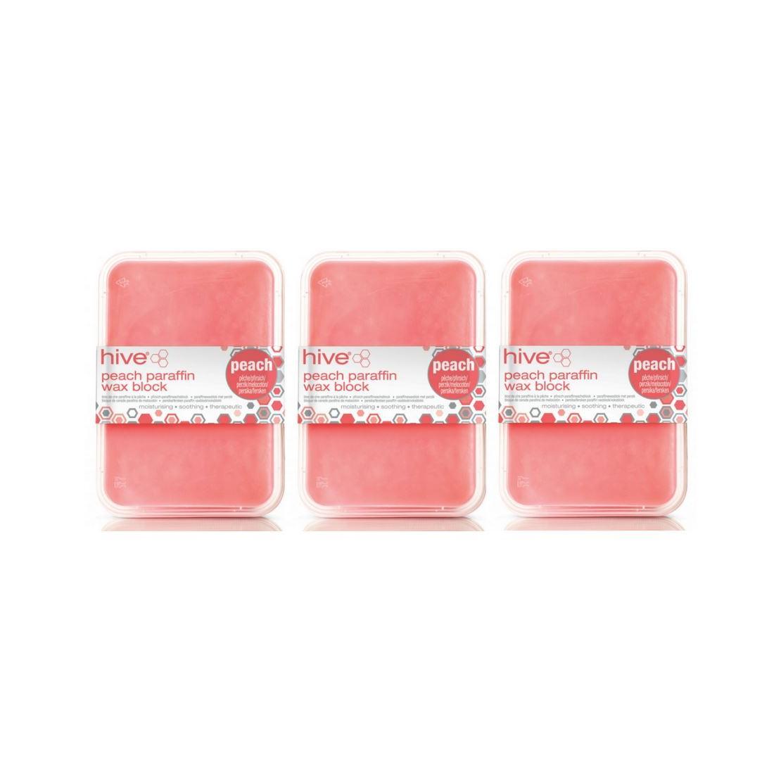 Hive of Beauty 3 For 2 Waxing Lavender Peach Wax Block - 450g