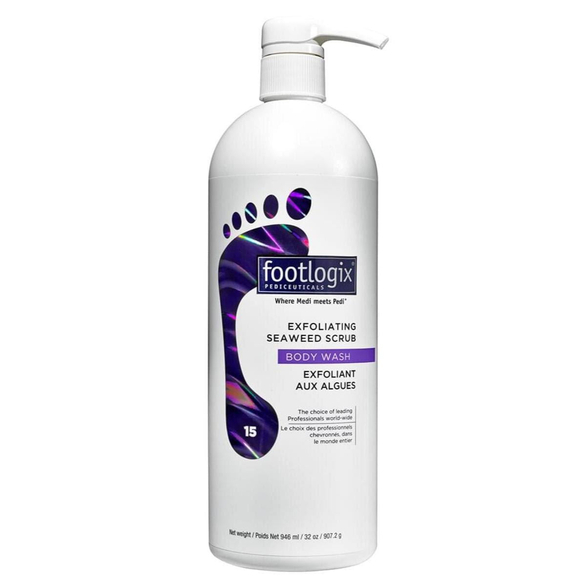 Footlogix Exfoliating Seaweed Scrub For Smooth Soft & Healthy Feet - 946ml