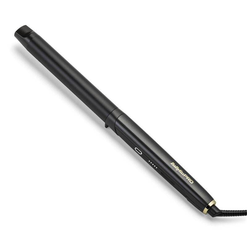 BaByliss PRO 19–13mm Conical Wand Titanium Salon Curling Tool - Muti Voltage
