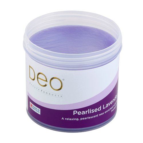 Deo Pearlised Lavender Depilatory Wax Lotion for Premium Waxing - 425g