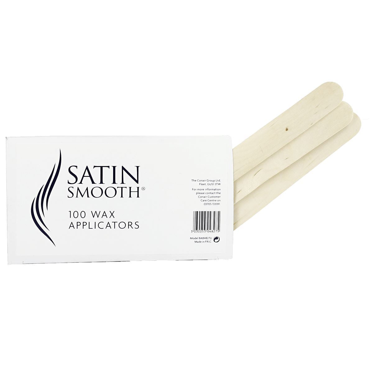 Satin Smooth Wooden Wax Applicators (100 Pack)