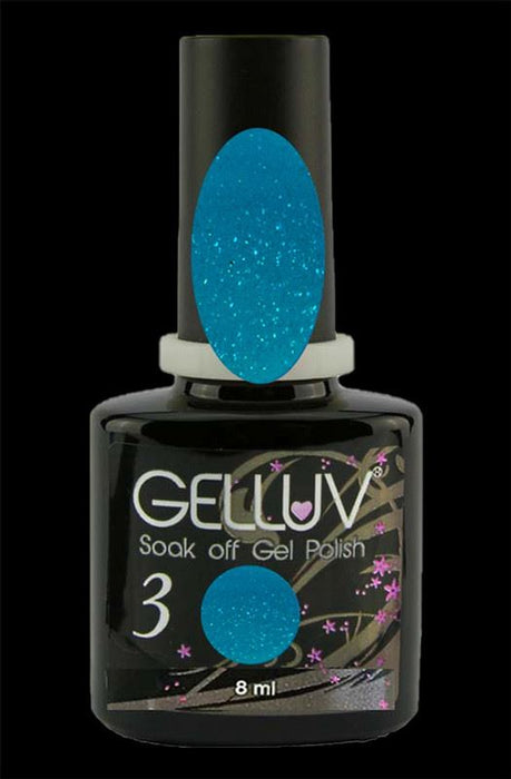 Vernis à ongles gel Gelluv Soak Off Collection Paradis - Aquaholic