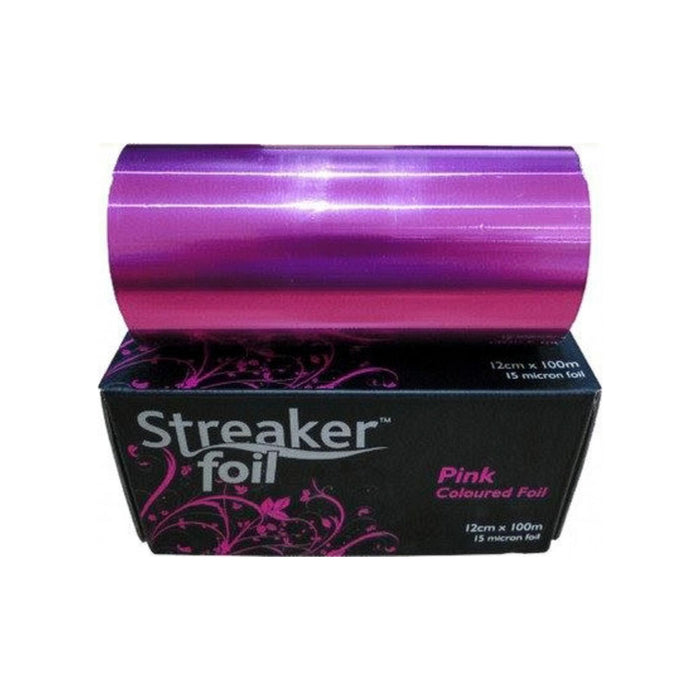 Streaker Feuille de coloration pour salon de coiffure rose 12 cm x 100 m 