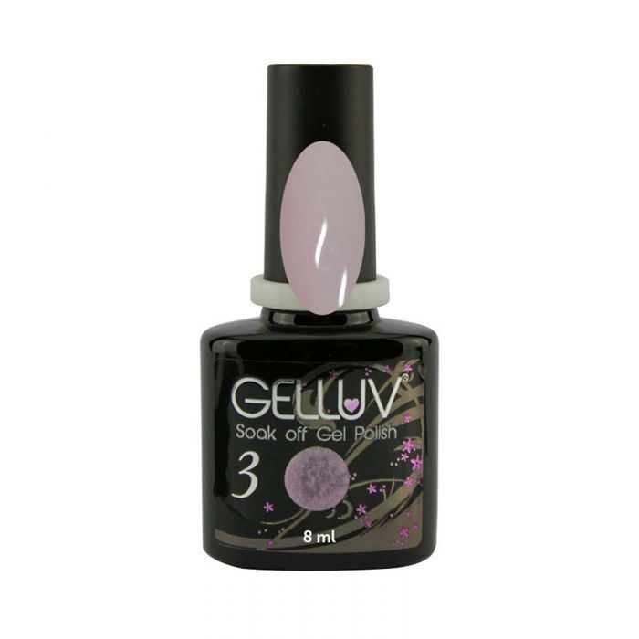 Gelluv Soak Off Gel Nail Polish Varnish - Clearly Pink