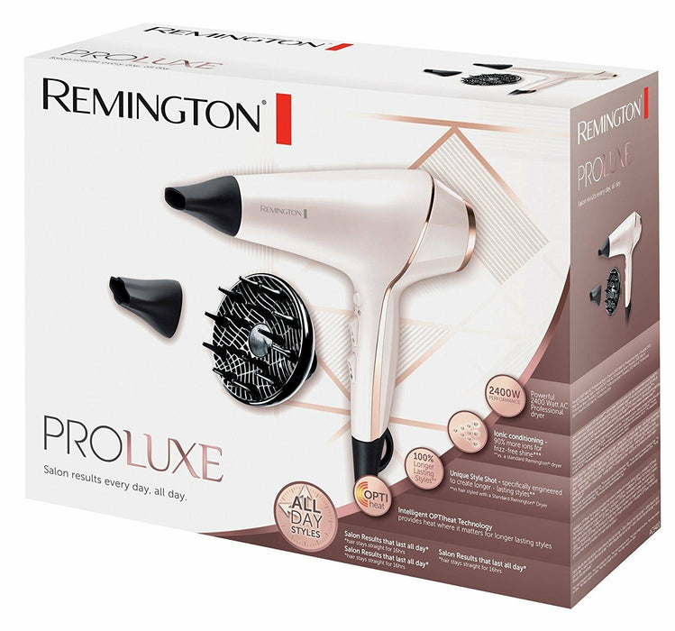 Remington AC9140 Proluxe Powerful Ionic Styling Hair Dryer Rose Gold 2400W