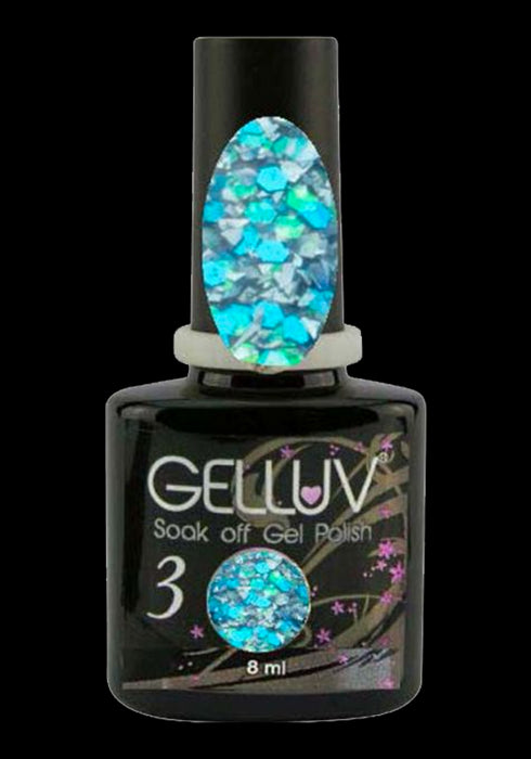 Vernis à ongles gel Gelluv Soak Off Collection Glace - Radiant