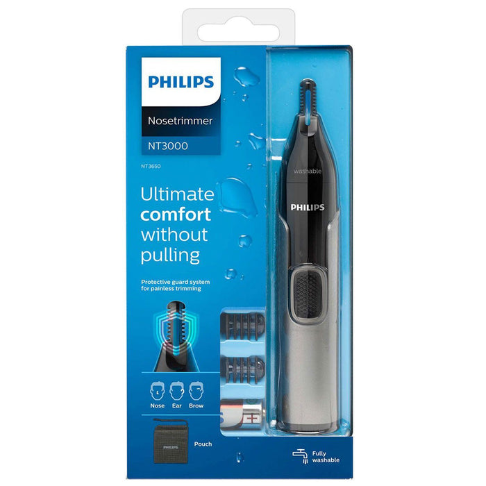 Philips NT5650-16 Tondeuse nez, oreilles, sourcils - Entièrement lavable