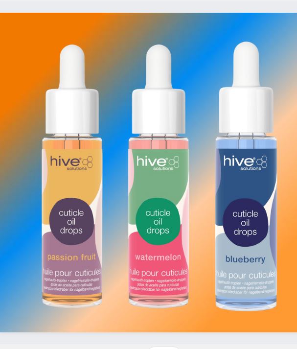 Hive of Beauty Cuticle Oil Drops Manicure Nails Care Treatment 30ml