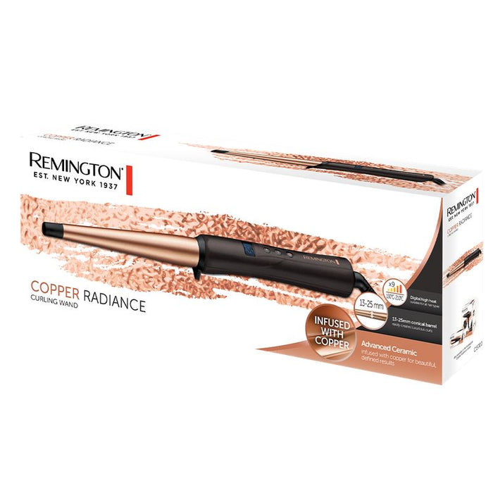 Remington Curling Wand l 13 - 25mm l Copper Radiance