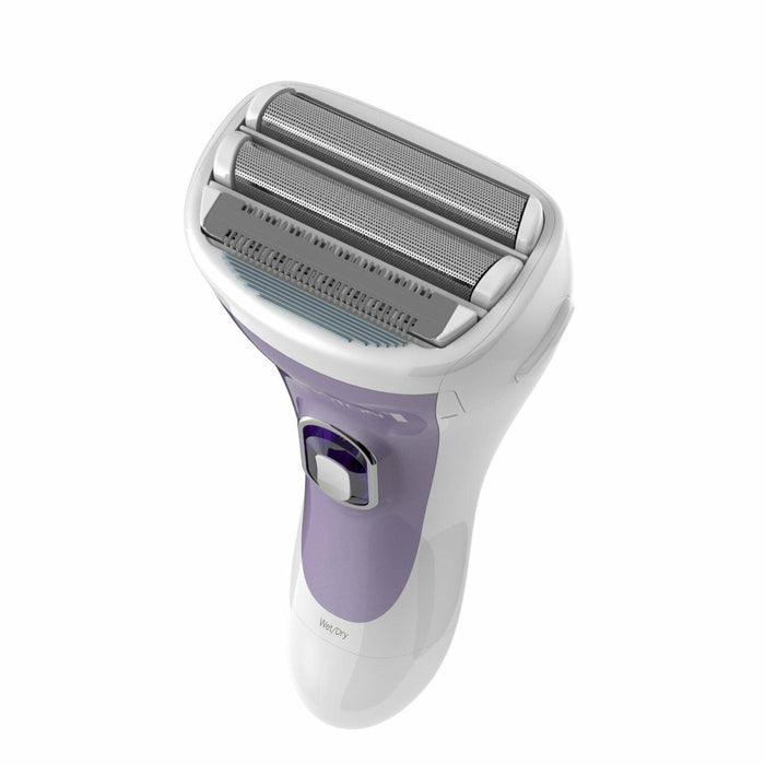 Rasoir pour femme sans fil Remington WDF4840 à double tête en aluminium, lisse, humide et sec