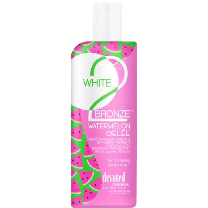Devoted Creations White 2 Bronze Watermelon Gelee Tanning Lotion 251ml
