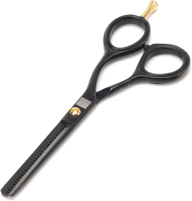 Glamtech Professional Thinning Scissor 5.5 Inches Barber Saloon - Black