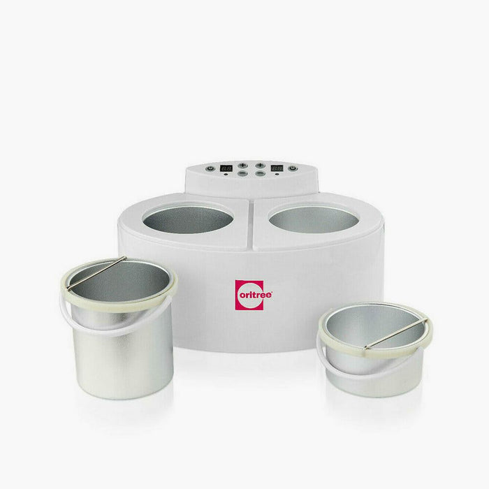 ORITREE Double chauffe-cire numérique 1 litre et 0,5 litre