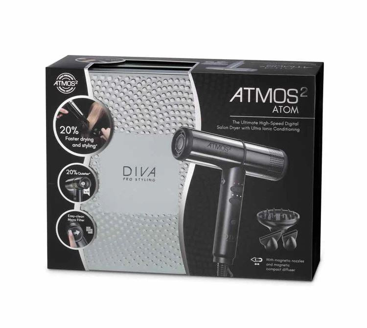 Diva Pro Atmos II Atom Ultimate Hair Dryer Ultra Ionic