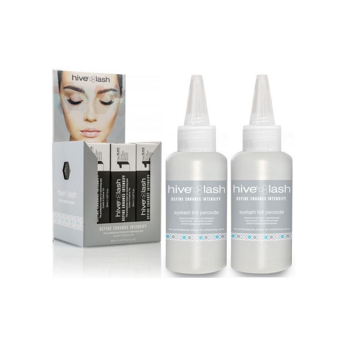 Hive of Beauty Long Last Eyelash Eyebrow Tint Black 20ml x 12