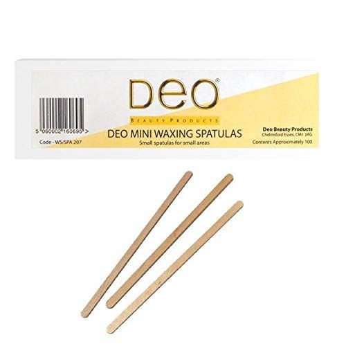Deo Mini / Slim Waxing Spatulas x 100