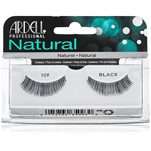 Ardell Natural 109 Black Easy To Apply Full False Eye Lashes