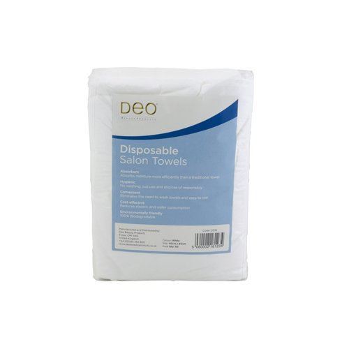 Deo White Disposable Salon Towels