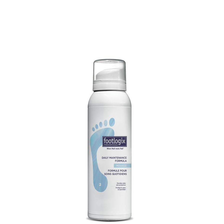 Footlogix Daily Maintenance Formula Mousse Pedicure Foot Treatment
