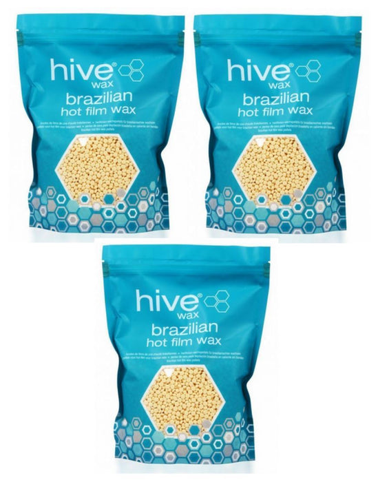 Hive Of Beauty 3 For 2 Paraffin Brazillian Hot Film Wax Pellets 700g